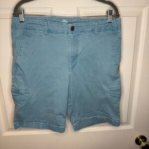 Tommy Bahama Men’s Light Blue Cargo Shorts Size 34 Waist GUC